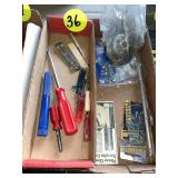 (2) Boxes Screwdrivers & Misc. Hardware