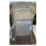 (4) Metal Folding Chairs