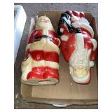 (2) Light Up Santas (NO CORDS)
