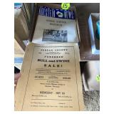 Juneau County Sale Book & Other Farm Magazines