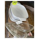 (3) Corningware Covered Casseroles