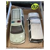 (2) Police Toy Vehicles