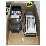 (2) Police Toy Vehicles