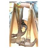(3) Hammers & Adjustable Wrench