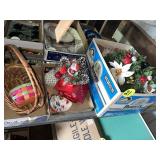(3) Boxes Christmas & Baskets