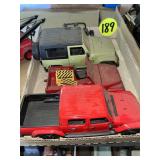 (4) Toy Jeeps