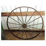 Large Metal Wagon Wheel