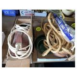 (2) Boxes Rope, Ceramic Pots & Vacuum