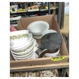 Pyrex Tea Cups, Syrup Dispenser & Other