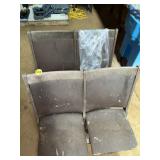 (2) Sets Double Folding Chairs
