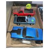 Ford Truck & Dodge on Trailer & Mustang