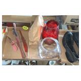 (3) Boxes Vases, Rubbers & Lawn Cardinal