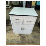 Enamel Top Cabinet