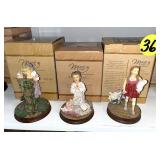 (3) Mama Says Figurines
