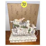 Jim Shore Santa & Sleigh Figurine