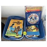 (2) Totes w/Kids Books