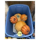 Tote w/3 Lighted Pumpkins