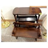 Wood Table & Bench
