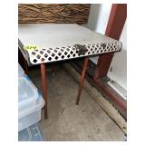 Enamel Table Top w/3 Storage Boxes