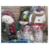 (5) Snowmen Decor