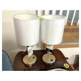 (2) Table Lamps w/USB Ports