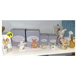 (5) Figurines, Plates & Misc.