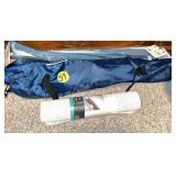 Bag Chair, Curtain Rods & Bath Mat