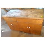 24 Inch x 60 Inch Cupboard w/Workbench Top