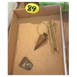Brass Plumb & Handle Top Wedge