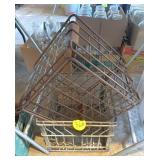 (2) Wire Diary Crates