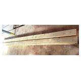 (6) 2 Inch x 6 Inch Pine Boards 12 Feet Long