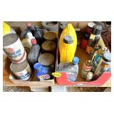 (2) Boxes Assorted Oils & Fluids