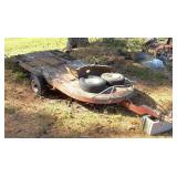 2 Wheel Ball Hitch Trailer