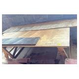 (2) Folding Wood Saw Horses & Boards