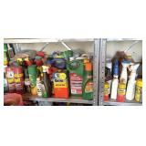 Shelf of Sprays Insect & Weeds
