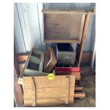 Wood Drawer, Silverware Boxes & Tool Carrier