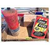 Coleman Fuel Can, Chrysler Inflator & Misc.