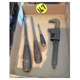 Ford Wrench & Primitive Screwdrivers