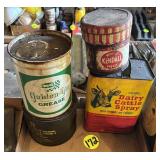 Grease & Advertising Cans
