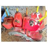 Assorted Gas Cans