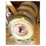(4) Small Tires & Rims