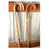 (4) Wood Canes