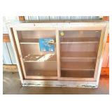 20 Inch x 66 Inch Sliding Door Display Cupboard