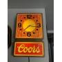 Vintage Coors Beer Light clock
