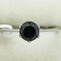 $1200 10K  Black Diamond(0.9ct) Ring