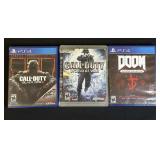 PS4 & PS3 CALL OF DUTTY & PS4 DOOM