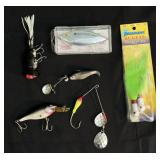 various fishing lures