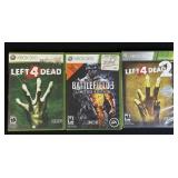 XBOX LEFT 4 DEAD & BATTLEFIELD 3