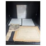 (5) Pieces of Ephemera