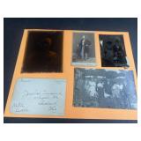 (4) Vintage Photographs & a Piece of Ephemera.